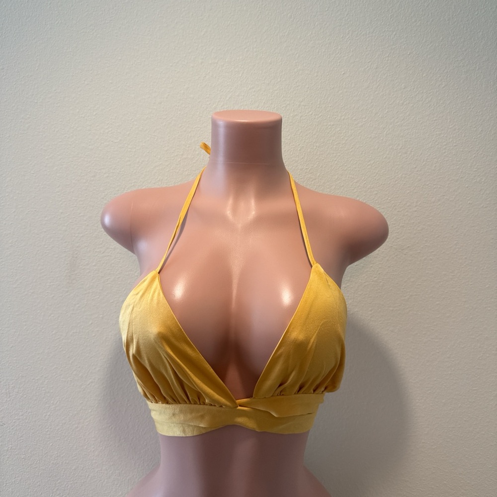 Yellow Halter Bralette